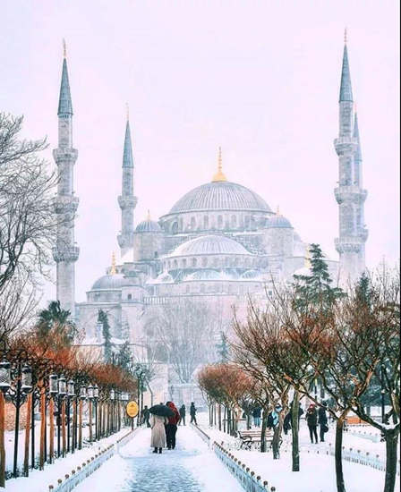 土耳其冬天的伊斯坦布尔美得让人情不自禁
