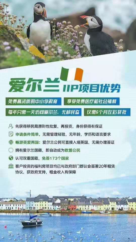 2020年爱尔兰投资移民第一个递案窗口来临 2020年爱尔兰投资移民第一个递案窗口来临