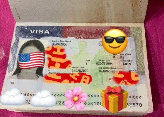 美国k1签证申请记录